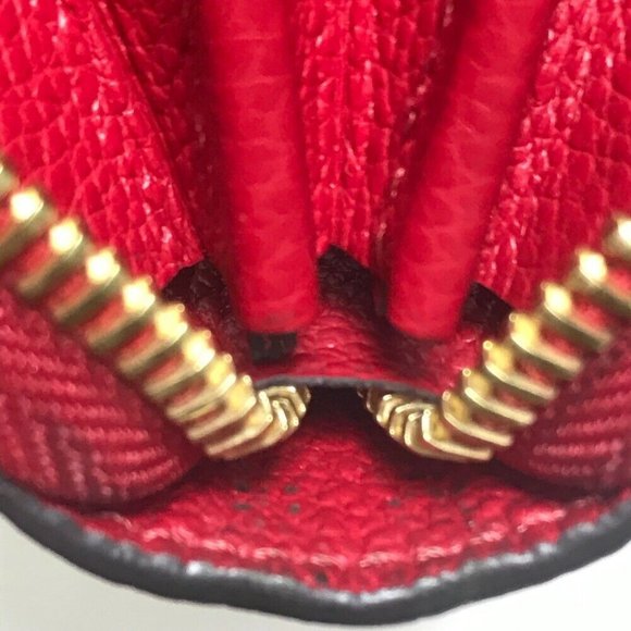 LOUIS VUITTON M68571 MonogramEmpreinte ZippyWallet Long Wallet Cherryberry(Red) - Picture 11 of 12